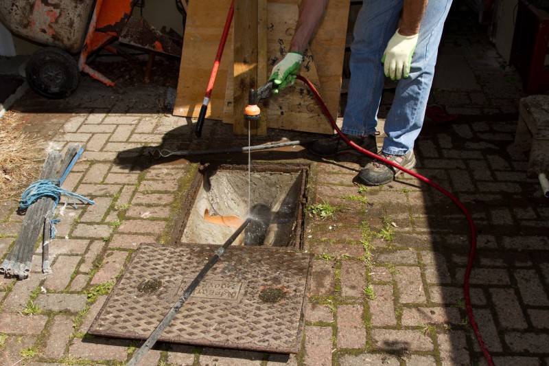Drain work in progress in Bloomsbury